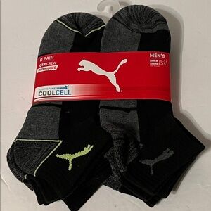 New Puma Men’s 6 Pair Socks